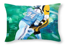 Load image into Gallery viewer, Earl Campbell runs over Rams - Throw Pillow