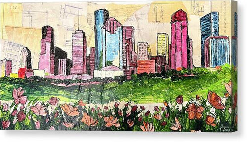 Bloom where you're built - Canvas Print