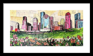 Bloom where you're built - Framed Print