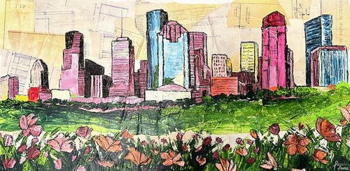 Bloom where you're built - Art Print