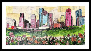 Bloom where you're built - Framed Print