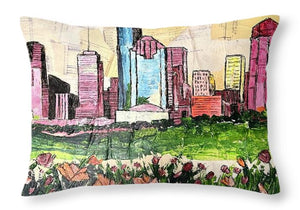 Bloom where you're built - Throw Pillow