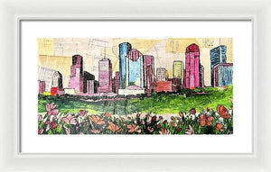 Bloom where you're built - Framed Print