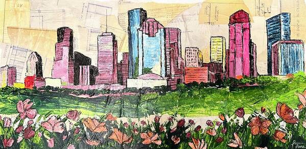 Bloom where you're built - Art Print