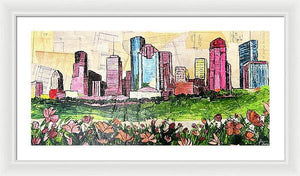 Bloom where you're built - Framed Print