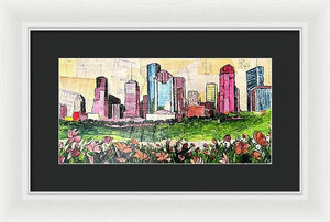 Bloom where you're built - Framed Print