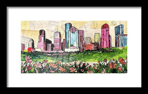 Bloom where you're built - Framed Print
