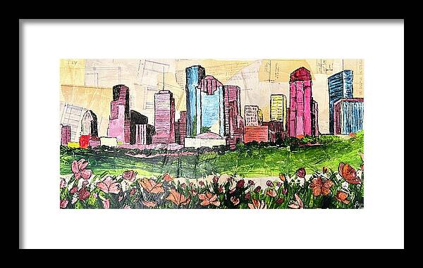 Bloom where you're built - Framed Print