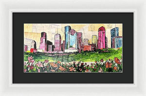 Bloom where you're built - Framed Print