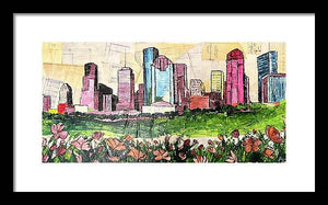 Bloom where you're built - Framed Print