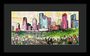 Bloom where you're built - Framed Print