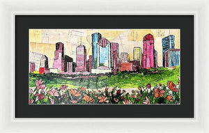 Bloom where you're built - Framed Print