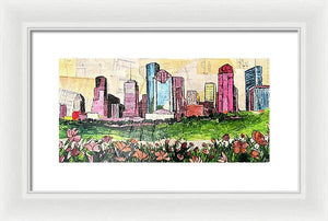 Bloom where you're built - Framed Print