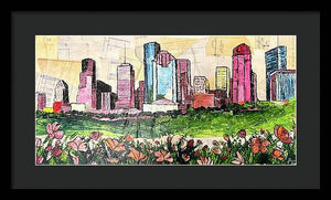 Bloom where you're built - Framed Print