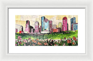 Bloom where you're built - Framed Print