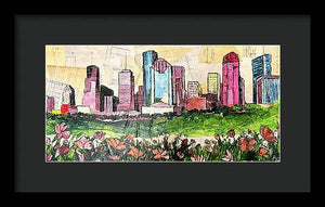 Bloom where you're built - Framed Print