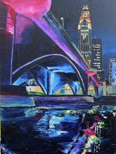 Broad Street Bridge - Art Print