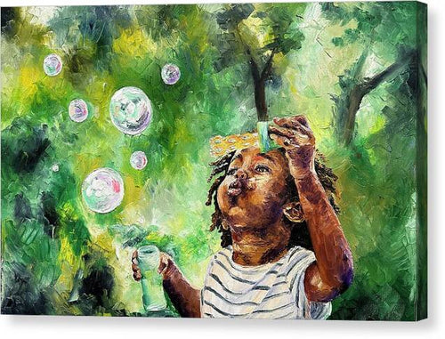 Bubble Symphony  - Canvas Print