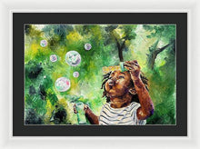 Load image into Gallery viewer, Bubble Symphony  - Framed Print