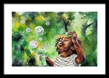 Load image into Gallery viewer, Bubble Symphony  - Framed Print