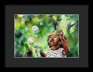 Bubble Symphony  - Framed Print