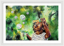 Load image into Gallery viewer, Bubble Symphony  - Framed Print