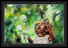 Load image into Gallery viewer, Bubble Symphony  - Framed Print