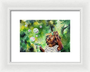 Bubble Symphony  - Framed Print