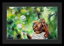 Load image into Gallery viewer, Bubble Symphony  - Framed Print