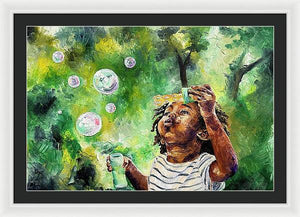 Bubble Symphony  - Framed Print