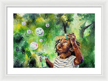 Load image into Gallery viewer, Bubble Symphony  - Framed Print