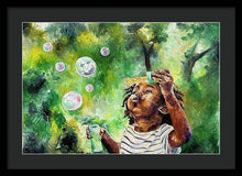 Load image into Gallery viewer, Bubble Symphony  - Framed Print