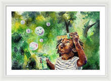 Load image into Gallery viewer, Bubble Symphony  - Framed Print