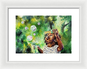 Bubble Symphony  - Framed Print