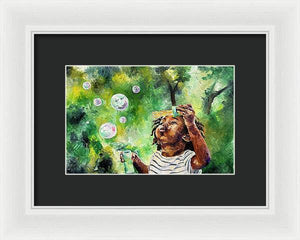 Bubble Symphony  - Framed Print