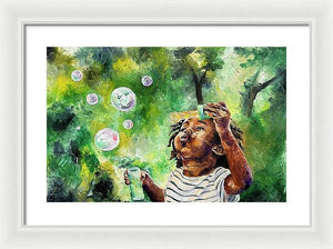 Bubble Symphony  - Framed Print