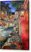Load image into Gallery viewer, Charming Evening Street Scene - Canvas Print