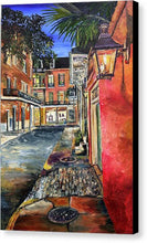 Load image into Gallery viewer, Charming Evening Street Scene - Canvas Print
