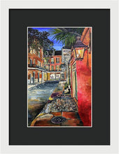 Load image into Gallery viewer, Charming Evening Street Scene - Framed Print