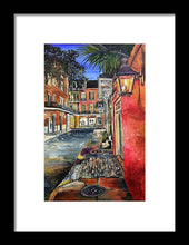 Load image into Gallery viewer, Charming Evening Street Scene - Framed Print
