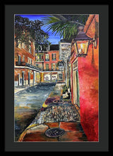 Load image into Gallery viewer, Charming Evening Street Scene - Framed Print