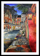 Load image into Gallery viewer, Charming Evening Street Scene - Framed Print