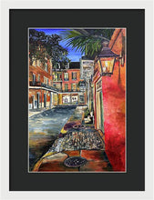 Load image into Gallery viewer, Charming Evening Street Scene - Framed Print