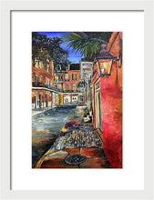 Load image into Gallery viewer, Charming Evening Street Scene - Framed Print