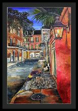 Load image into Gallery viewer, Charming Evening Street Scene - Framed Print