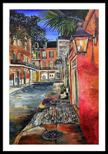 Load image into Gallery viewer, Charming Evening Street Scene - Framed Print