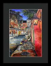 Load image into Gallery viewer, Charming Evening Street Scene - Framed Print