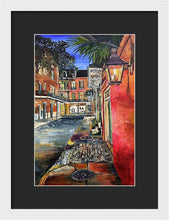 Load image into Gallery viewer, Charming Evening Street Scene - Framed Print
