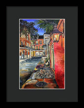 Load image into Gallery viewer, Charming Evening Street Scene - Framed Print
