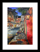 Load image into Gallery viewer, Charming Evening Street Scene - Framed Print